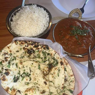 Garlic Butter Cilantro Naan