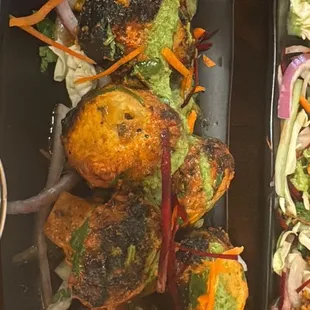 Tandoori Mushrooms 12$