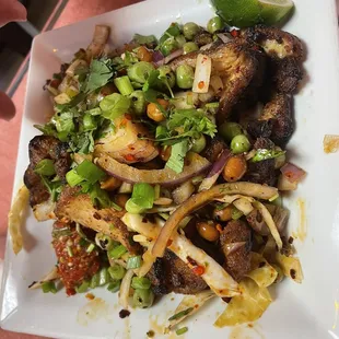 Chicken Sekwa and everything else was incredible. First time here with friends. Incredible. Definitely coming back.