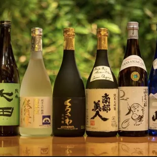 drink, sushi and sashimi