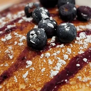 Blueberry pancake