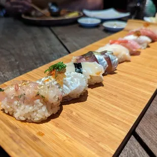 Omakase 5 of 6: sushi medley