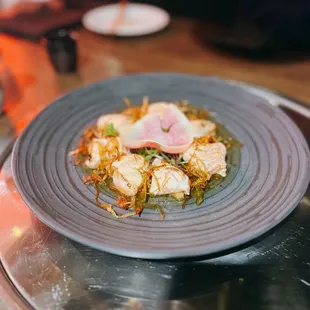 seared salmon carpaccio! -- @foodiejocho