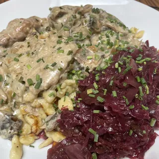 Champignon Rahm Schnitzel