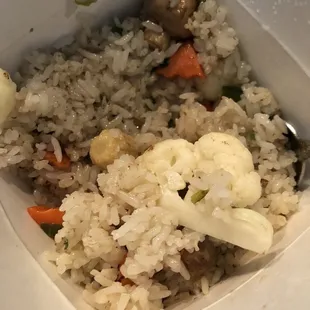 Vegetable fried rice