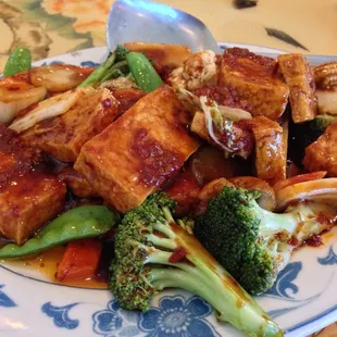 Tofu with Vegetables, Spicy