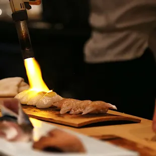 Chef Gavin in action...