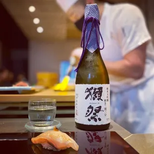 Seasonal Omakase paired with Dassai 23!
