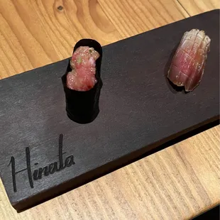 Negi Toro - Fatty Tuna &amp; Zuke Chutoro - Medium Fatty Tuna (fav!)