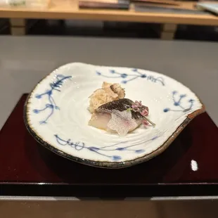 miso glazed black cod/uni cream