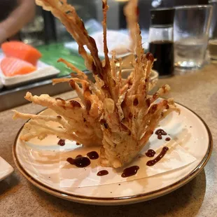 They fry up the shrimp heads when you order the ebi! It reminded me of soft shell crab.