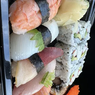 sushi, food, sashimi, sushi and sashimi