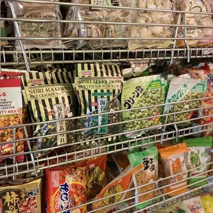 a variety of snacks