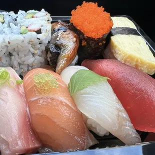 sushi, sushi and sashimi, food, sashimi