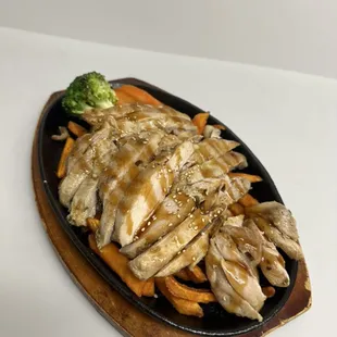 Teriyaki chicken dinner