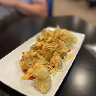 393147. Five Pieces Avocado Tempura