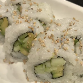 393187. Eight Pieces Avocado Cucumber Roll