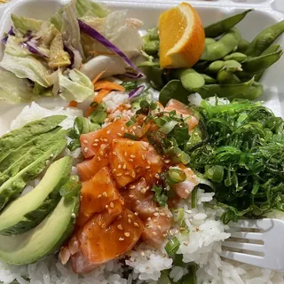 393169. Salmon Poke Don Rice Bowls