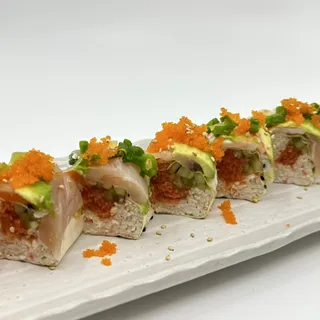 393263. Protein Rainbow Roll (NO RICE)