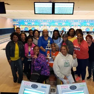 The Women win again!!!  Thank you Hindel Bowl for hosting Tabernacle MBC!  We had an awesome time as always!!!!