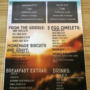 breakfast specials