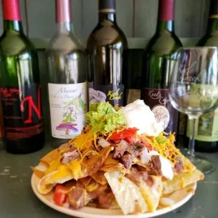 Steak fajita nacho special