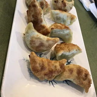 Pan Fried Vegetable Pot Stickers