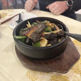 Fresh Mixed Mushroom and Baked Eel over Rice