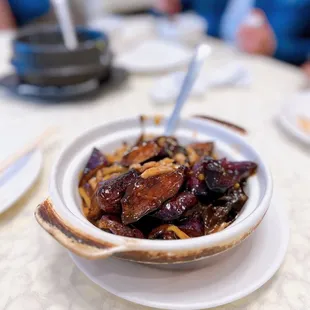 R7. Braised Eggplant with Minced Pork in Pot
