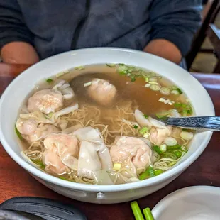 wonton noodles $12 - excellent!