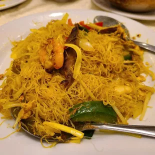 Singapore rice noodles