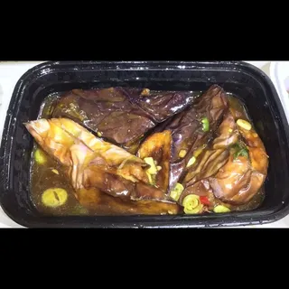 C3. Stuffed Eggplant with Fish Paste