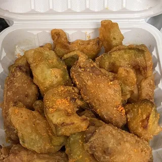 O3. Golden Egg Yolk with Chicken Wing and Pumpkin