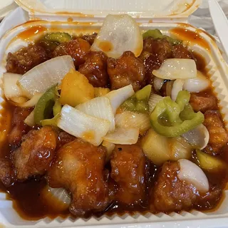 P4. Sweet and Sour Pork with Pineapple