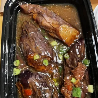 R7. Braised Eggplant with Minced Pork in Pot
