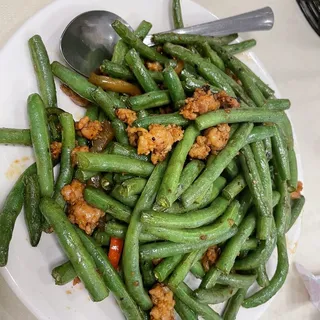 S2. Stir-Fried String Bean with Minced Pork