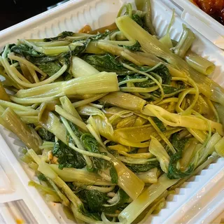 S13. Stir-Fried Water Spinach w/Bean Curd