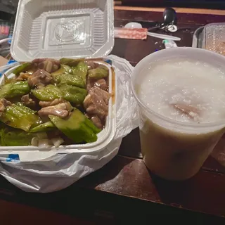 E6. Home Made Meatball Congee