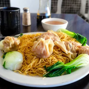 $10 - Wonton and dumplings noodles