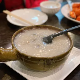 Pork Preserved Egg Congee