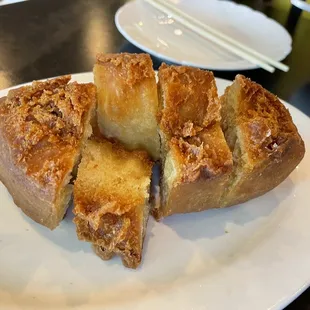 fried dough with sweet crisp