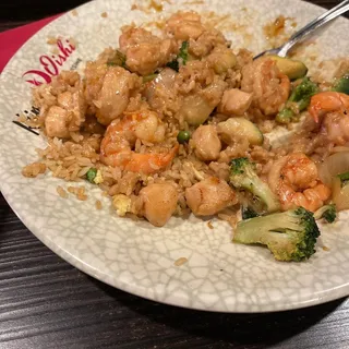 Teriyaki Chicken and Shrimp Combo