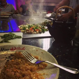 Vegetarian Hibachi Dinner