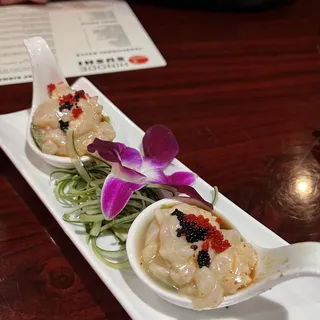 Spicy Scallop Shots