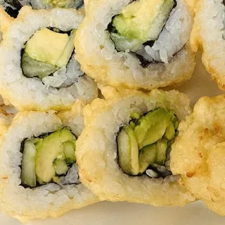 Cucumber And Avocado Crunch Roll