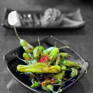 Shishito Peppers (Vegan) jt @whaevaeats