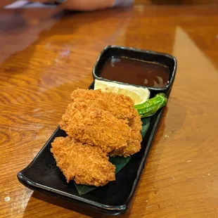 Fried oysters $9 - please bring these back!!
