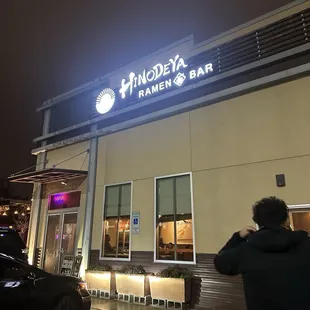 Outside