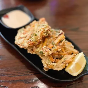 Vegetable tempura... Not good.