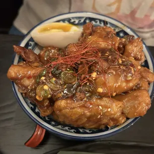 Fried chicken bowl